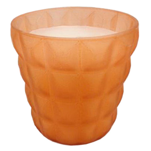 Glass  Wax Votive Set Of 5 4"X 4" HT